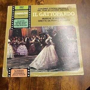 Il Gattopardo soundtrack Nino Rota Franco Ferrara LP vinyl